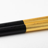 箔一 金の箸 銀の箸 しずく(金)(L) 箔一 金沢箔