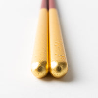 箔一 金の箸 銀の箸 しずく(金)(M) 箔一 金沢箔