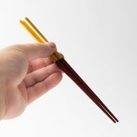 箔一 金の箸 銀の箸 しずく(金)(M) 箔一 金沢箔