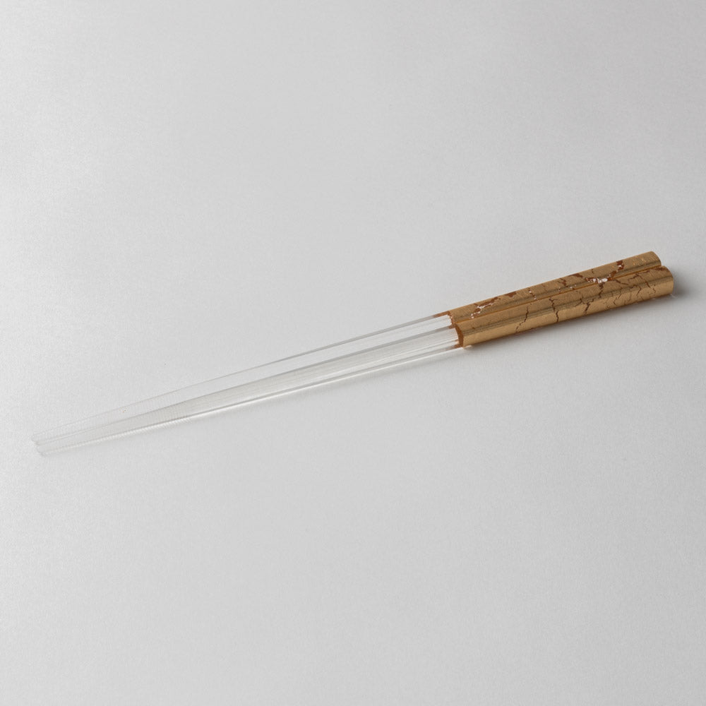 箔一 金の箸 銀の箸 クリア箸 貫入(金) 箔一 金沢箔