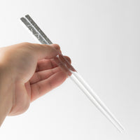 箔一 金の箸 銀の箸 クリア箸 貫入(銀) 箔一 金沢箔