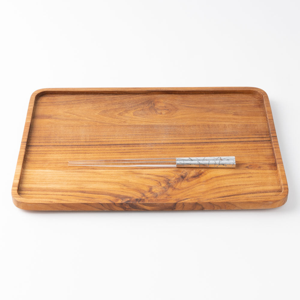 箔一 金の箸 銀の箸 クリア箸 貫入(銀) 箔一 金沢箔