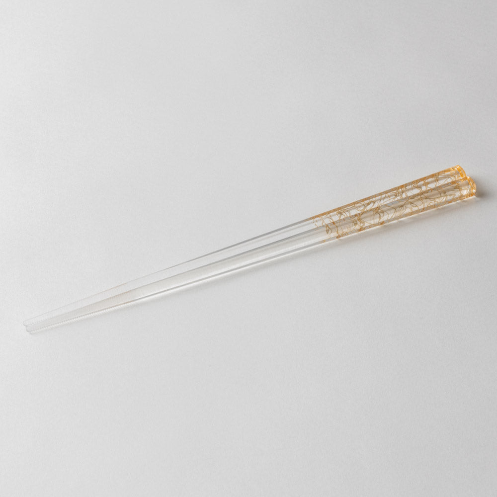 箔一 金の箸 銀の箸 クリア箸(金糸)(金) 箔一 金沢箔