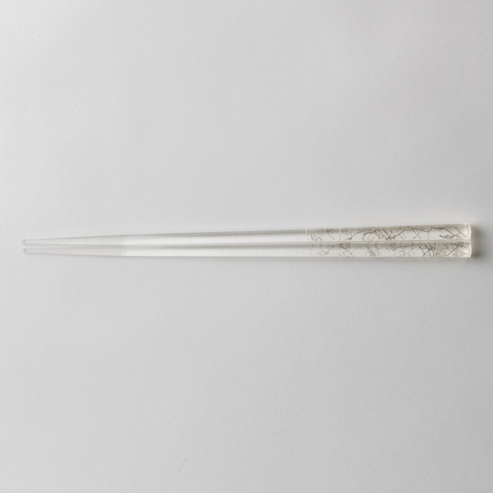 箔一 金の箸 銀の箸 クリア箸(金糸)(銀) 箔一 金沢箔