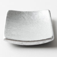 箔一 金の箸置き 銀の箸置き しずく(銀) 箔一 金沢箔