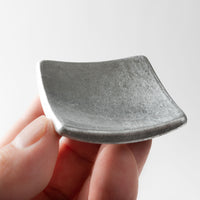 箔一 金の箸置き 銀の箸置き しずく(銀) 箔一 金沢箔