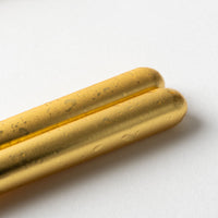 箔一 箸・箸置きセット しずく(金) 箔一 金沢箔