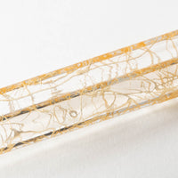 箔一 箸・箸置きセット クリア箸(金糸) 箔一 金沢箔