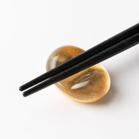 箔一 箸・箸置きセット 貫入(金) 箔一 金沢箔