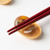 箔一 箸・箸置きセット 貫入(金) 箔一 金沢箔