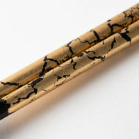 箔一 箸・箸置きセット 貫入(金) 箔一 金沢箔