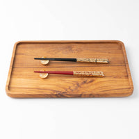 箔一 箸・箸置きセット 貫入(金) 箔一 金沢箔