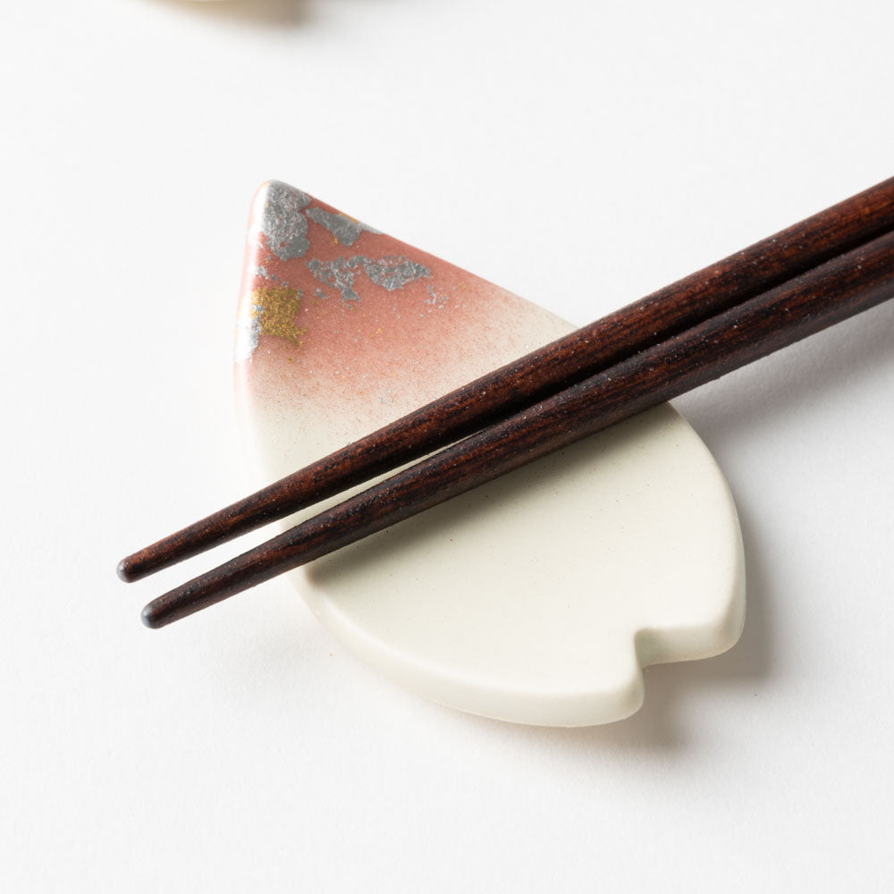 箔一 箸・箸置きセット 桜  木箱 箔一 金沢箔