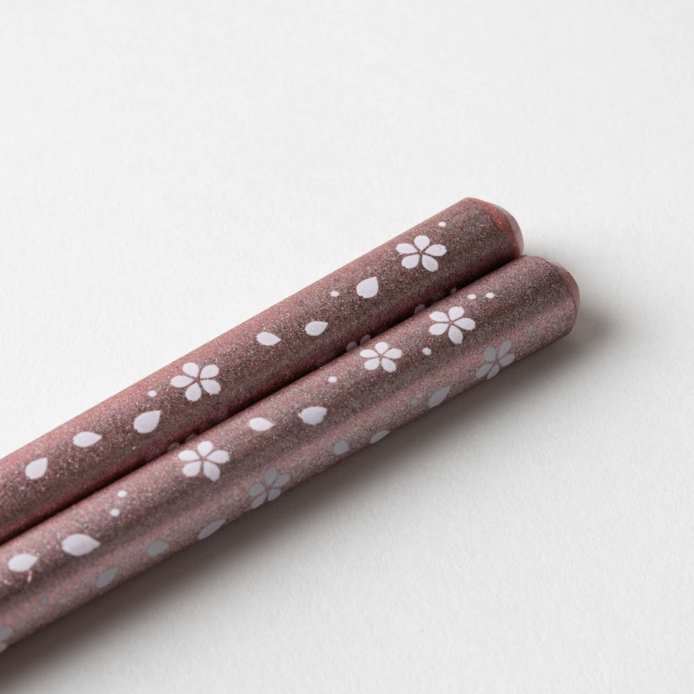 箔一 箸・箸置きセット 桜  木箱 箔一 金沢箔