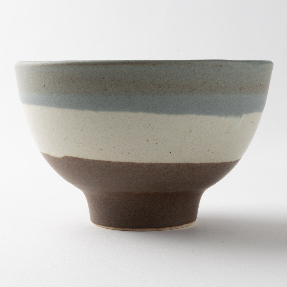 美濃焼 伸光窯 プーロ・トレ ご飯茶碗 GY×WH×CH ¥1,800 大人の焼き物