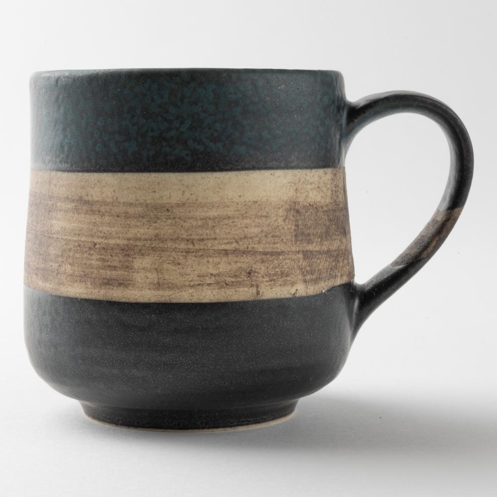 美濃焼 伸光窯 セピア マグカップ NV×BK ¥1,980 大人の焼き物