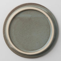 美濃焼 伸光窯 コロン オーブンボウル用フタ皿 灰グレー 美濃焼 伸光窯 美濃焼