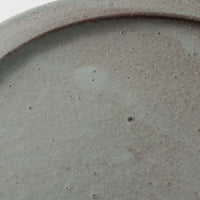 美濃焼 伸光窯 コロン オーブンボウル用フタ皿 灰グレー 美濃焼 伸光窯 美濃焼