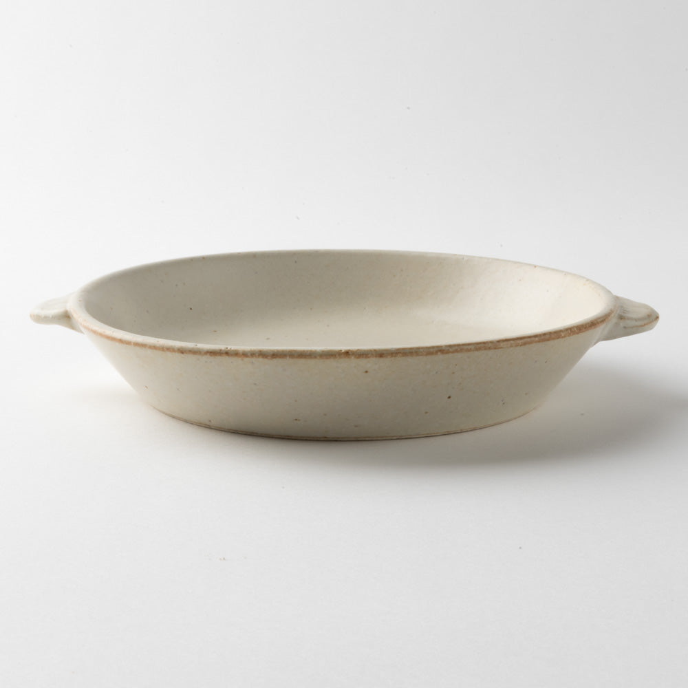 美濃焼 伸光窯 コロン オーブンディッシュ 白マット 美濃焼 伸光窯 美濃焼