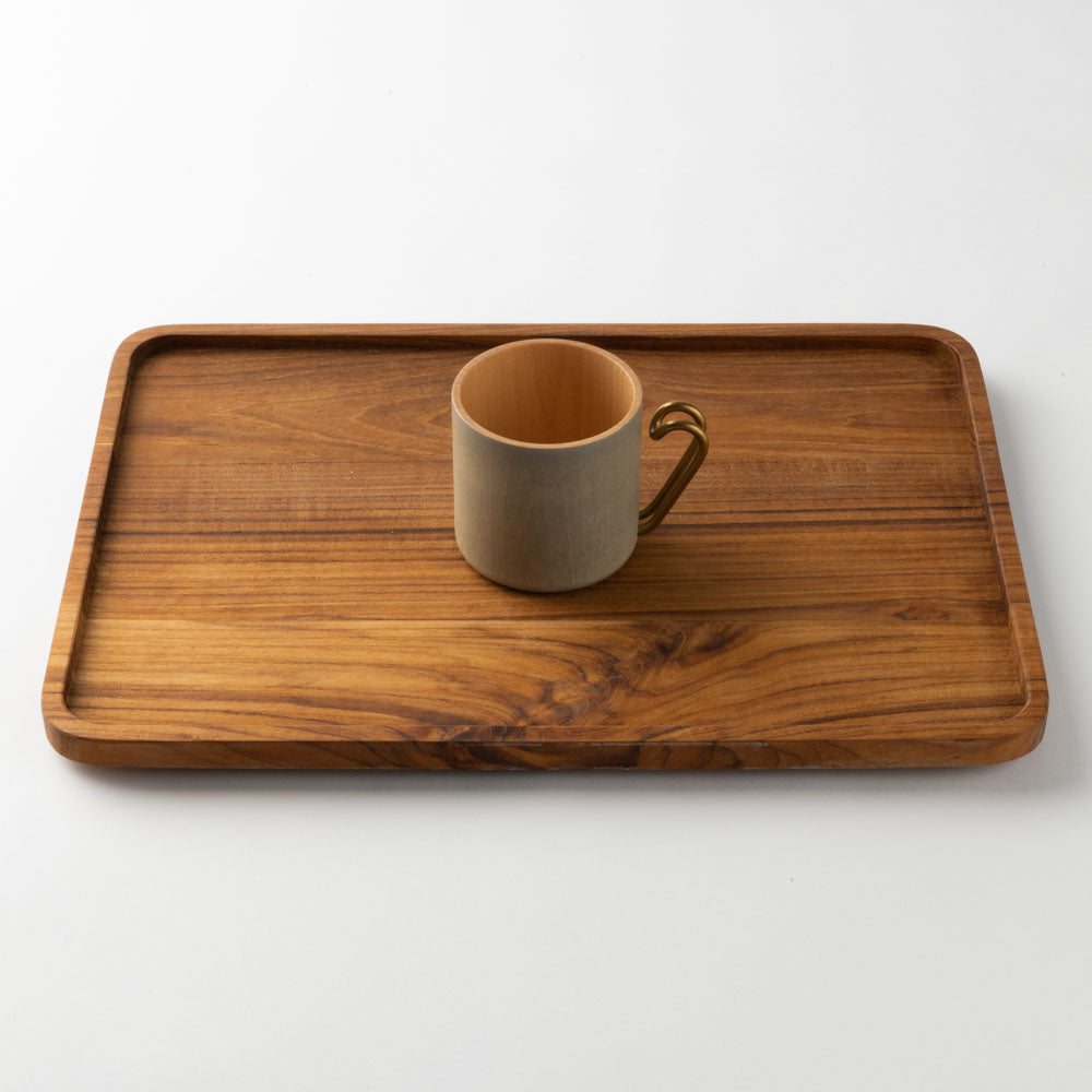 作家 コバヤシユウジ Tiny MUG グレー 作家 コバヤシユウジ 木工もの