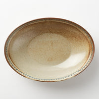 波佐見焼 藍染窯 ブロンズ オーバルボウル ホワイト 波佐見焼 藍染窯 波佐見焼