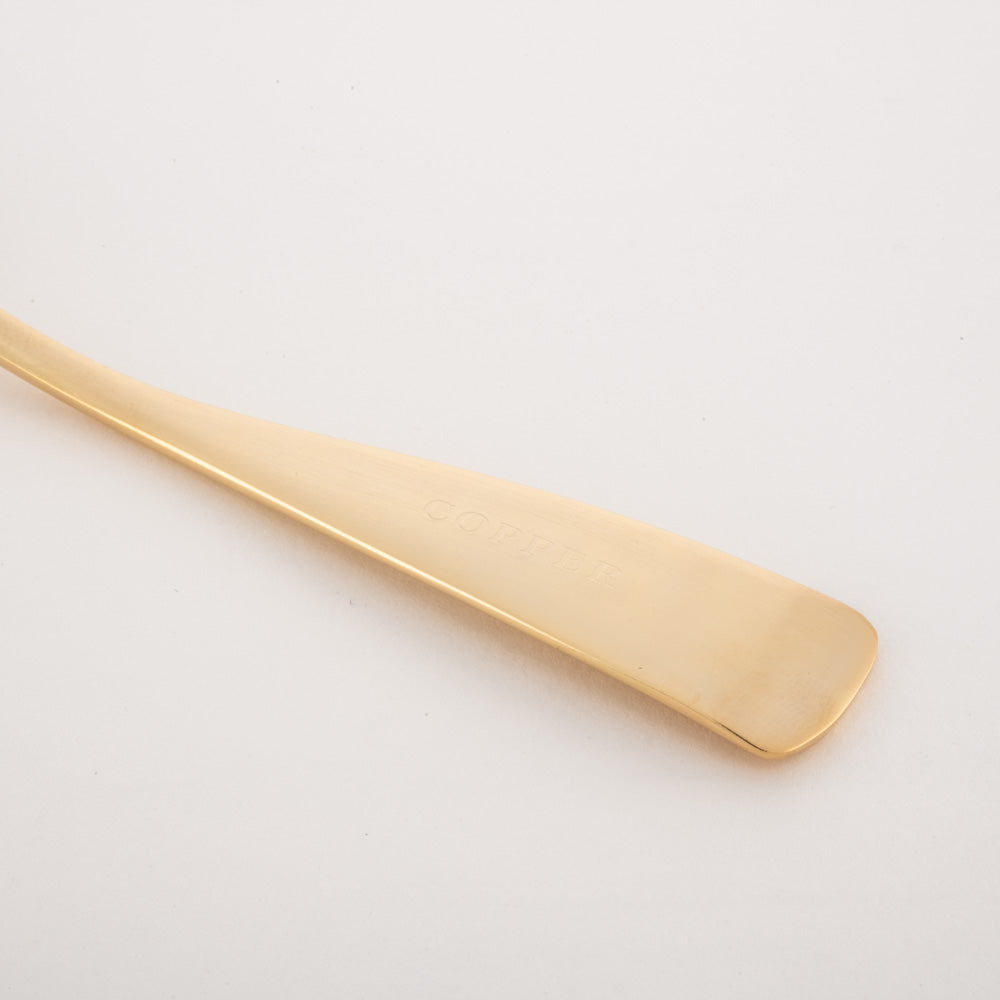 COPPER the cutlery 銅製スプーン2本セット(ゴールドマット) COPPER the cutlery 金工もの