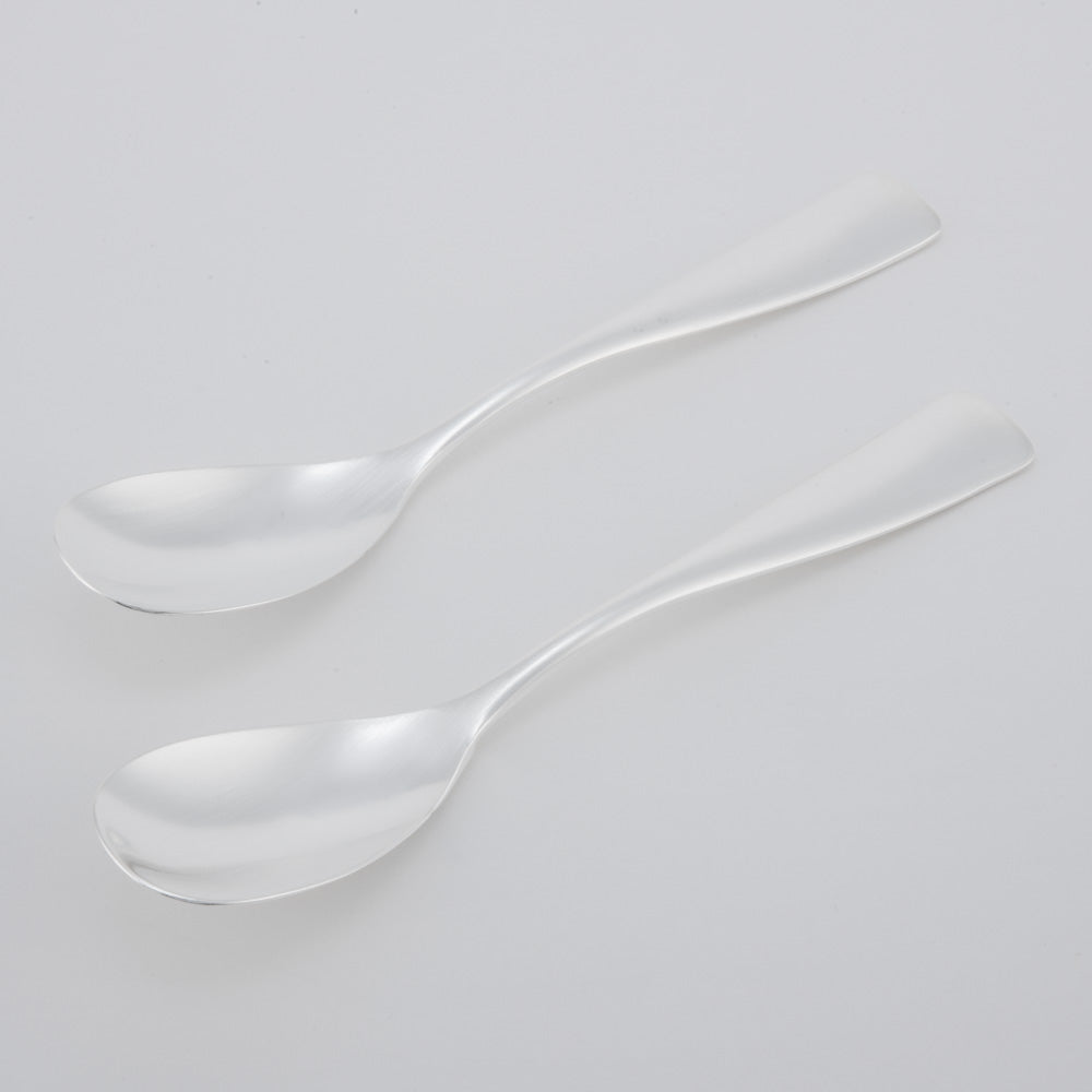 COPPER the cutlery 銅製スプーン2本セット(シルバーマット) COPPER the cutlery 金工もの