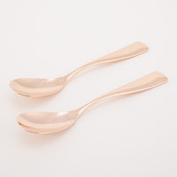 COPPER the cutlery 銅製スプーン2本セット(ピンクゴールドミラー) COPPER the cutlery 金工もの
