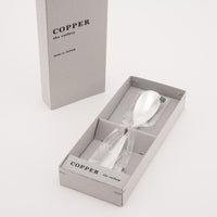 COPPER the cutlery 銅製スプーン(シルバーマット) COPPER the cutlery 金工もの