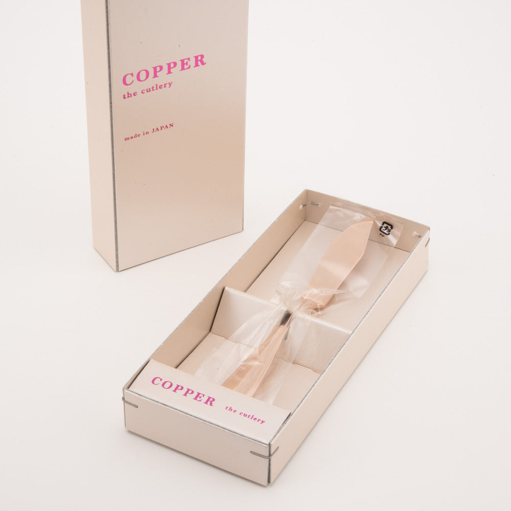COPPER the cutlery 銅製バターナイフ(ピンクゴールドミラー) COPPER the cutlery 金工もの