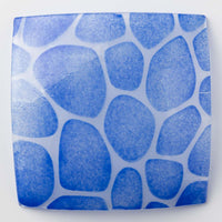 グラスアート藍 minasoko 角皿 14.5cm(ブルー) グラスアート藍 琉球ガラス