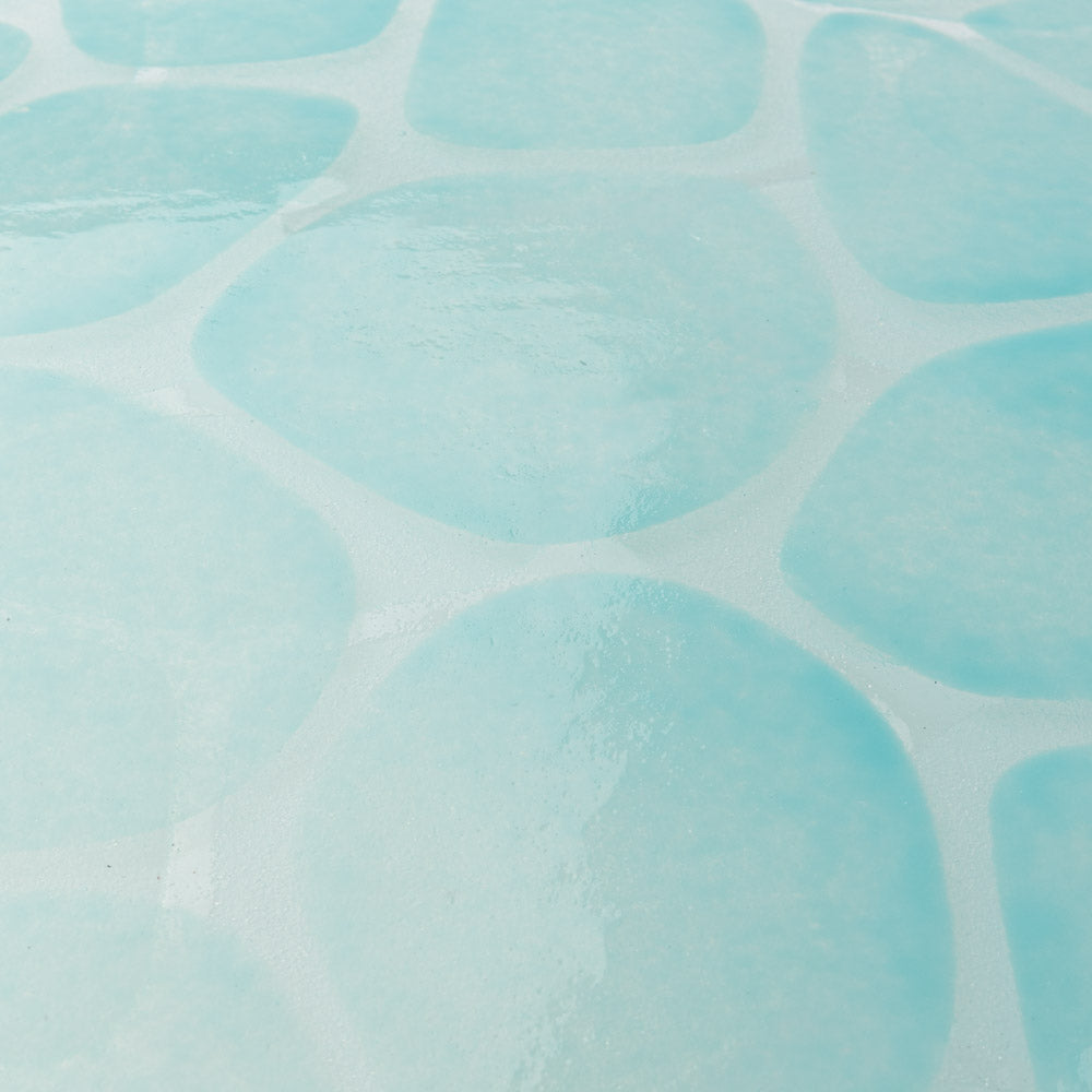 グラスアート藍 minasoko 角皿 19.5cm(ターコイズ) グラスアート藍 琉球ガラス