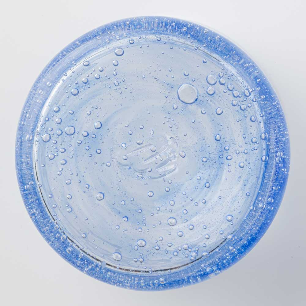 グラスアート藍 ウェーブロック グラス(青) グラスアート藍 琉球ガラス