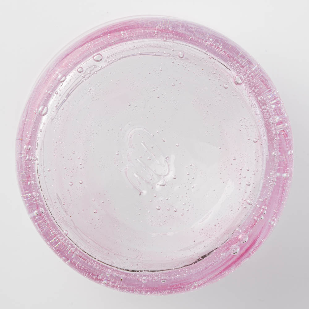 グラスアート藍 ウェーブロック グラス(ピンク) グラスアート藍 琉球ガラス