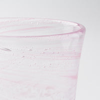 グラスアート藍 ウェーブロック グラス(ピンク) グラスアート藍 琉球ガラス