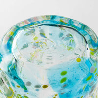 沖縄工芸村 花波ジョッキ(スカイ) 沖縄工芸村 琉球ガラス