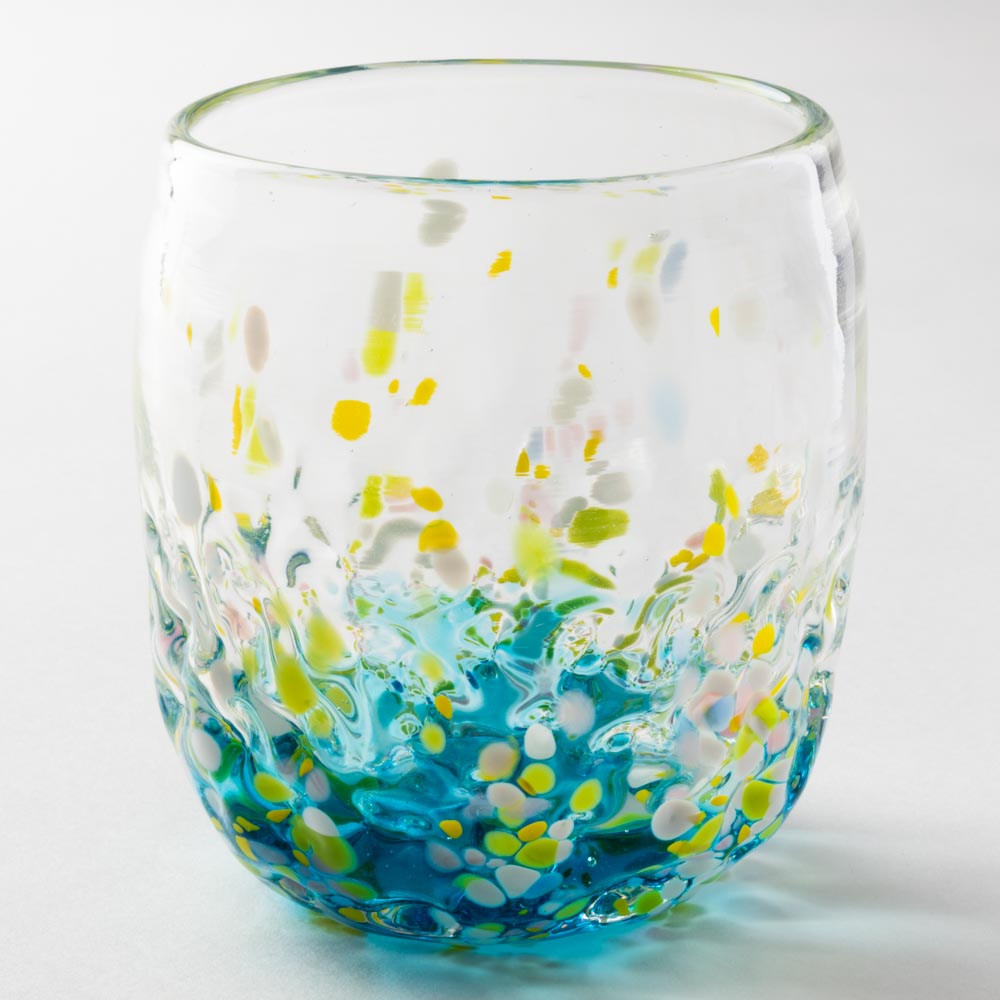 沖縄工芸村 花波タルグラス(スカイ) 沖縄工芸村 琉球ガラス