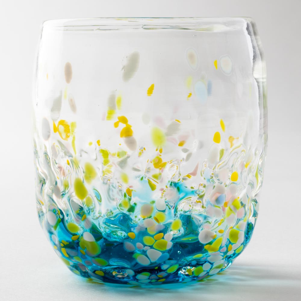 沖縄工芸村 花波タルグラス(スカイ) 沖縄工芸村 琉球ガラス