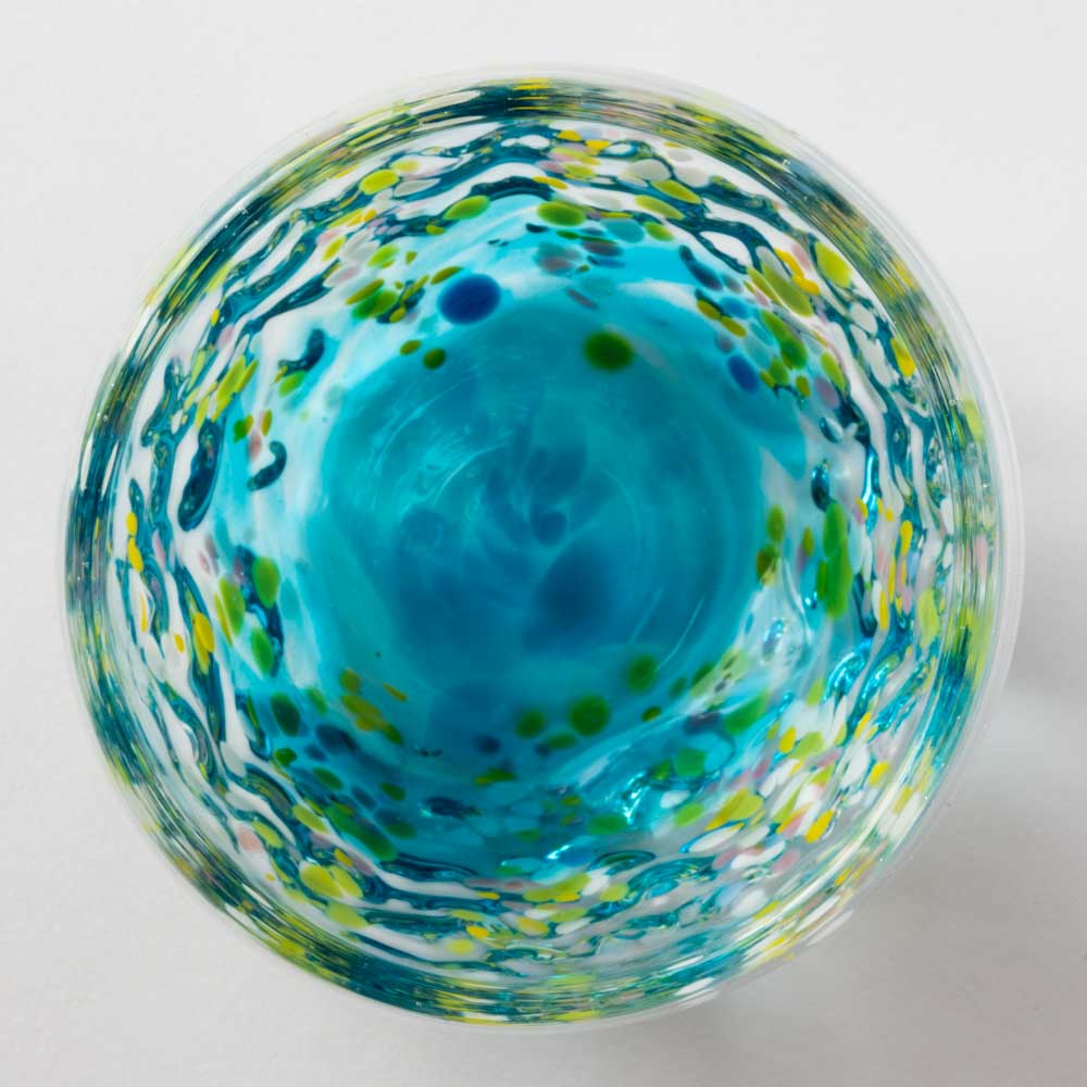 沖縄工芸村 花波タルグラス(スカイ) 沖縄工芸村 琉球ガラス