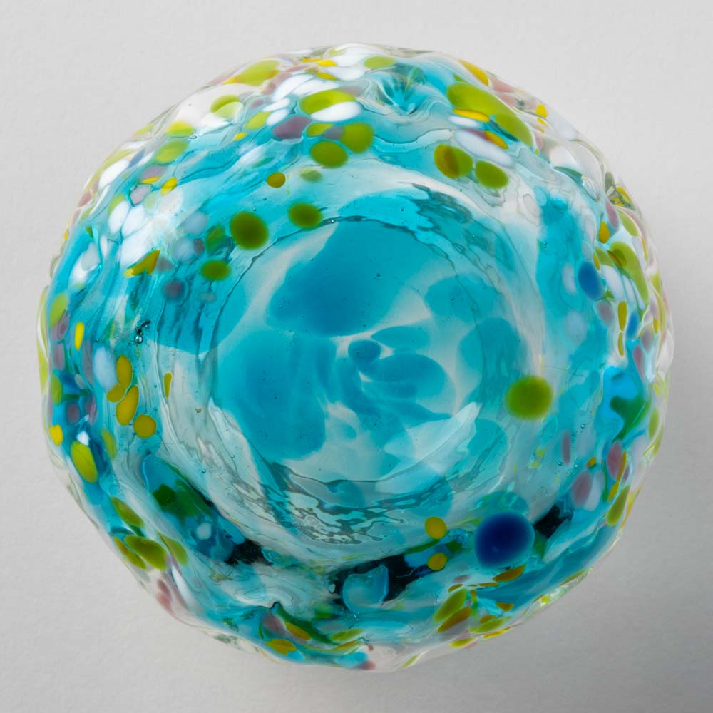 沖縄工芸村 花波タルグラス(スカイ) 沖縄工芸村 琉球ガラス