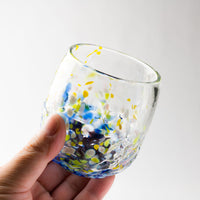 沖縄工芸村 花波タルグラス(青) 沖縄工芸村 琉球ガラス