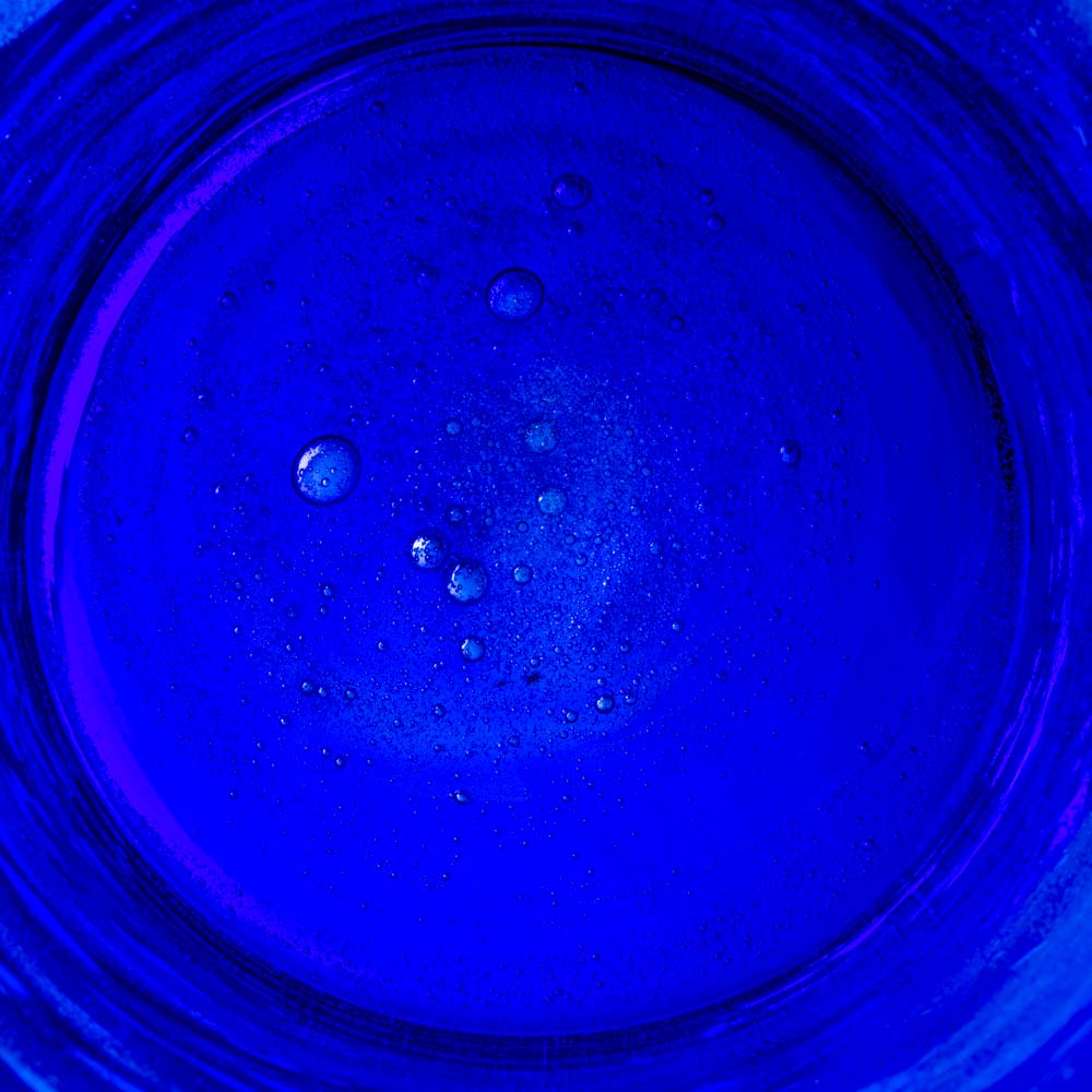 沖縄工芸村 万座ブルー ロックグラス 沖縄工芸村 琉球ガラス