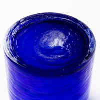 沖縄工芸村 万座ブルー ロックグラス 沖縄工芸村 琉球ガラス