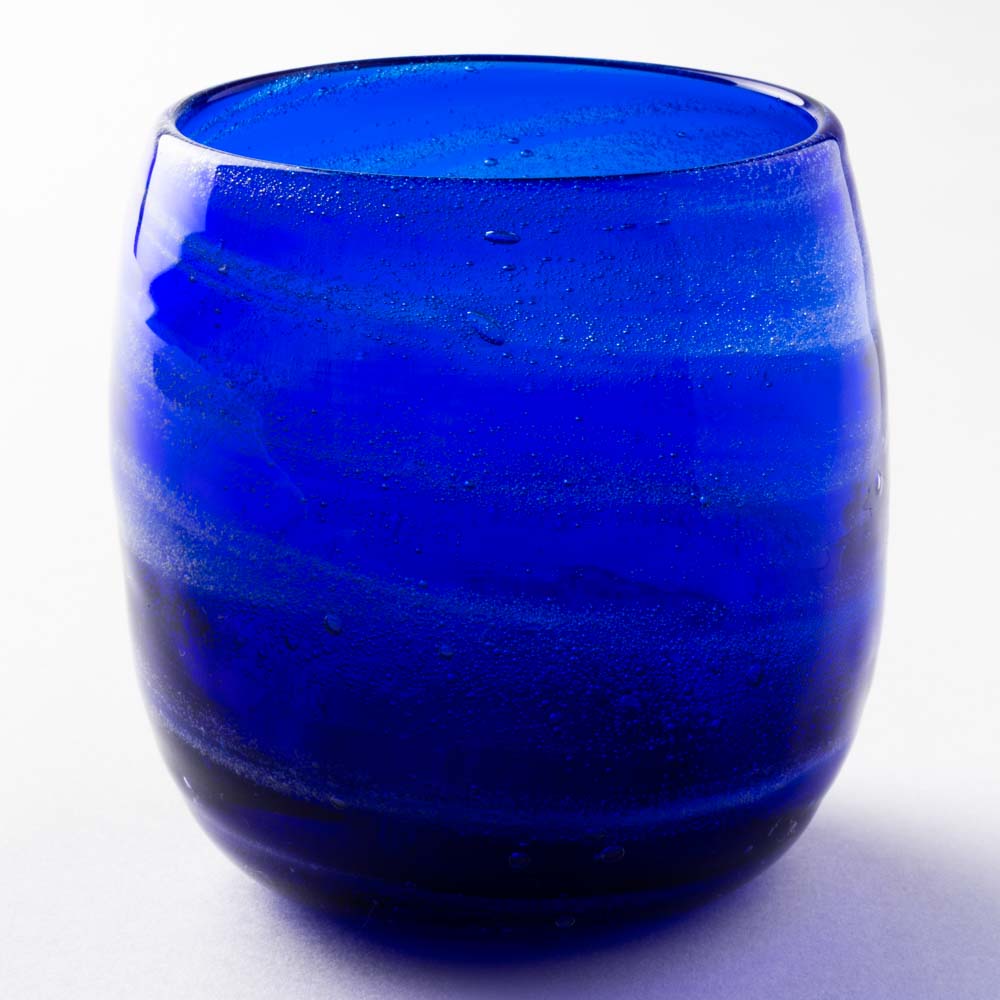 沖縄工芸村 万座ブルー タルグラス 沖縄工芸村 琉球ガラス