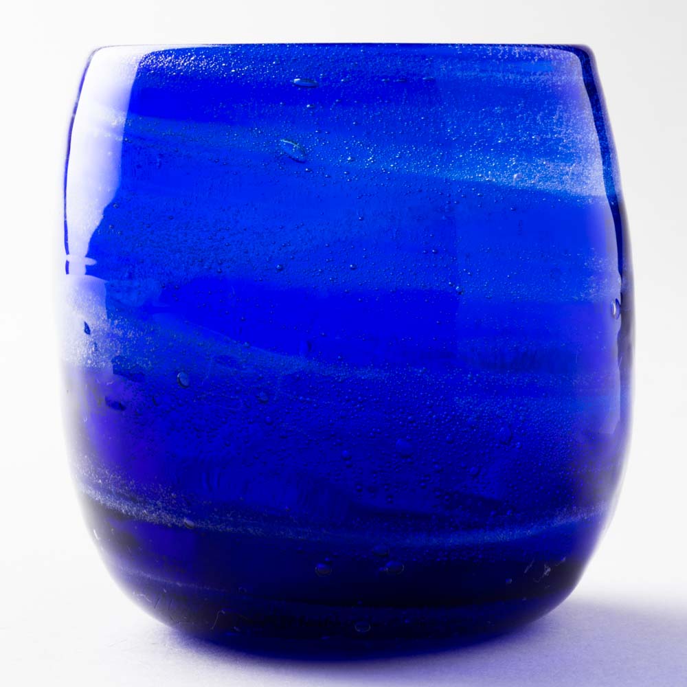 沖縄工芸村 万座ブルー タルグラス 沖縄工芸村 琉球ガラス