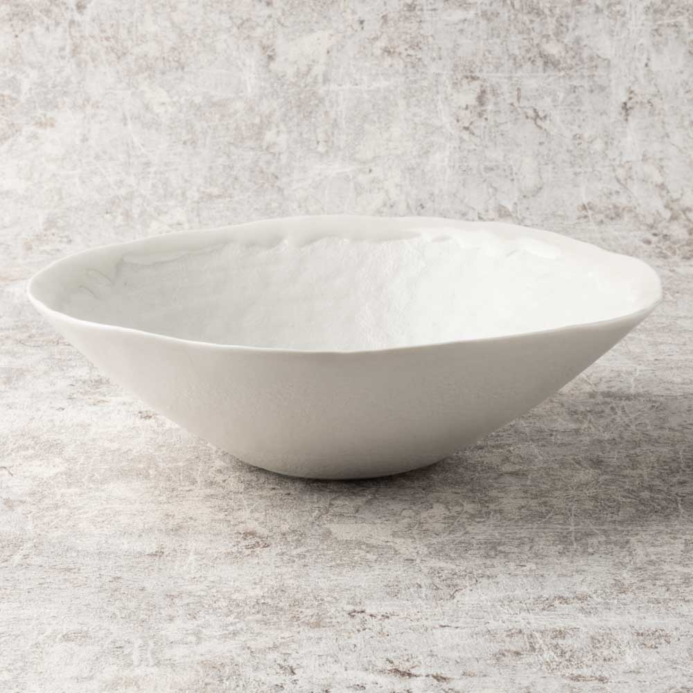 砥部焼 遠藤窯 石目 朝顔鉢 7寸 白 砥部焼 遠藤窯 砥部焼