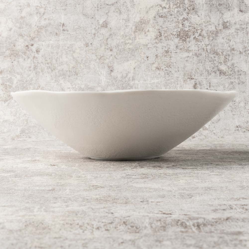 砥部焼 遠藤窯 石目 朝顔鉢 7寸 白 砥部焼 遠藤窯 砥部焼