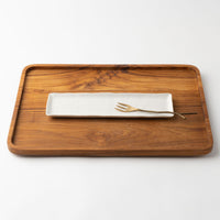 砥部焼 遠藤窯 石目 長方形皿 白 砥部焼 遠藤窯 砥部焼