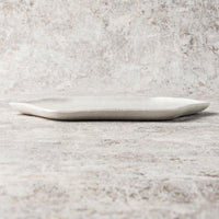 砥部焼 遠藤窯 石目 六角皿 白 砥部焼 遠藤窯 砥部焼