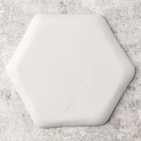 砥部焼 遠藤窯 石目 六角皿 白 砥部焼 遠藤窯 砥部焼